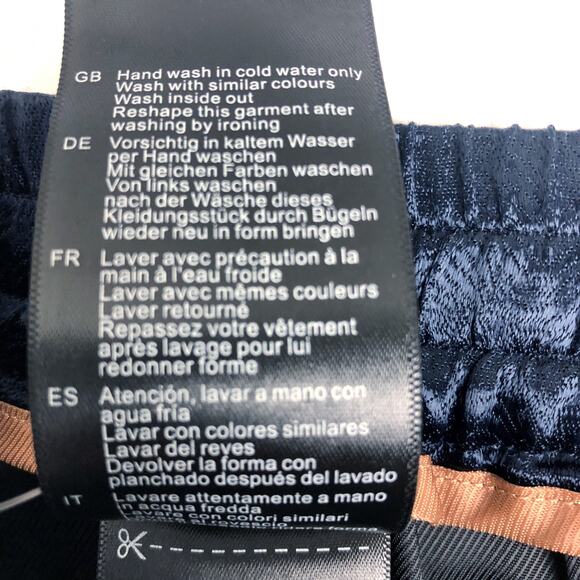 SCOTCH & SODA Women's Jacquard Elastic Shorts Large Blue Night Drawstring NWT - Picture 14 of 14